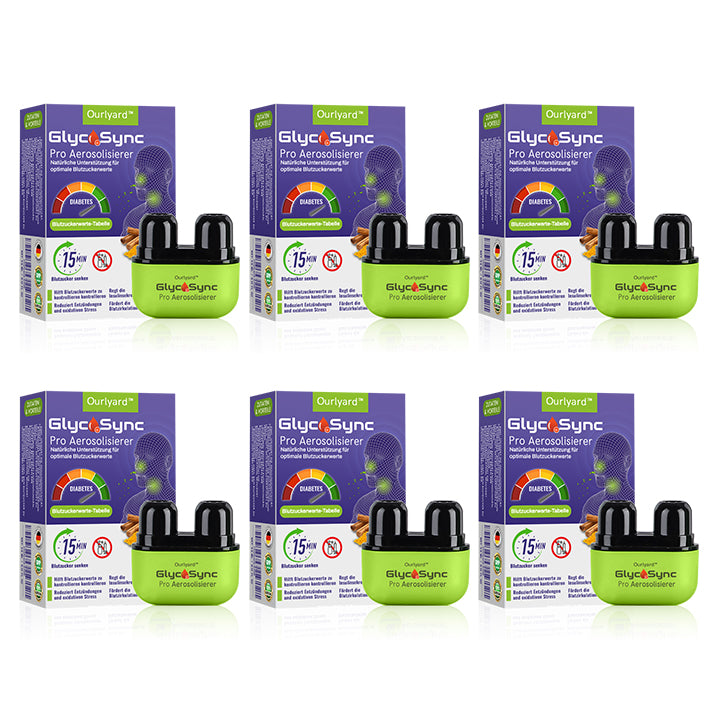 ✅Offizieller Store | Ourlyard™ GlycoSync Pro Aerosolisierer ⚡[Blutzuckerkontrolle in 15 Minuten] – Zertifiziert von der Deutschen Diabetes Gesellschaft (DDG)