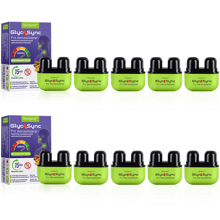 ✅Offizieller Store | Ourlyard™ GlycoSync Pro Aerosolisierer ⚡[Blutzuckerkontrolle in 15 Minuten] – Zertifiziert von der Deutschen Diabetes Gesellschaft (DDG)