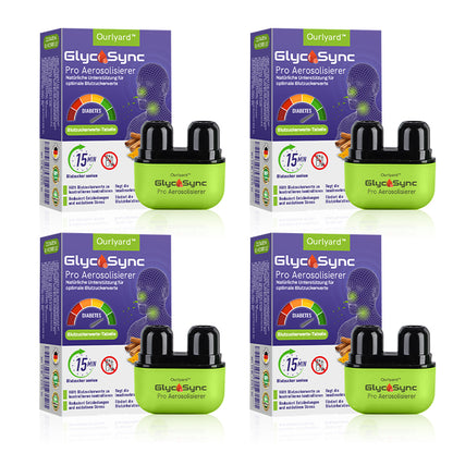 ✅Offizieller Store | Ourlyard™ GlycoSync Pro Aerosolisierer ⚡[Blutzuckerkontrolle in 15 Minuten] – Zertifiziert von der Deutschen Diabetes Gesellschaft (DDG)